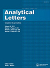 ANALYTICAL LETTERS雜志封面